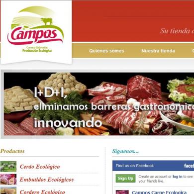 Web de venta on-line Campos Carne Ecológica