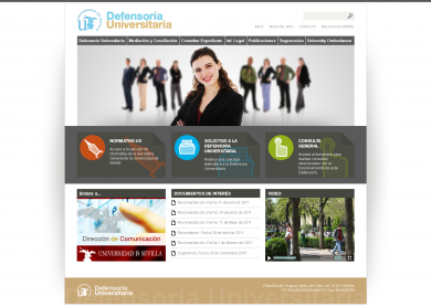 Web de la Defensoría Universitaria. Universidad de Sevilla