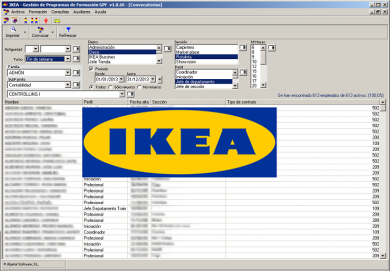 Aplicación para la gestión de las acciones formativas de IKEA