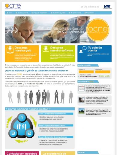 OCRE : Portal de Gestión de Competencias (IAT)